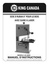 King Canada KC-902C Manuel D'instructions