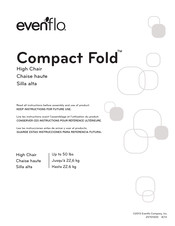 Evenflo Compact Fold Mode D'emploi