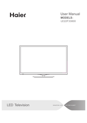 Haier LE22F33800 Manuel De L'utilisateur