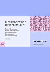 Klarstein METROBREEZE 9 NEW YORK CITY Mode D'emploi