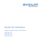 Avigilon NVR4-VAL-16TB Guide De L'utilisateur