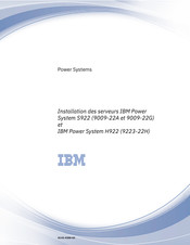 IBM S922 Mode D'emploi