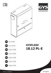 GYS GYSFLASH 18.12 PL-E Manuel D'utilisation