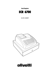 Olivetti ECR 6700 Mode D'emploi