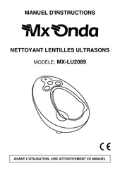 Mx Onda MX-LU2089 Manuel D'instructions