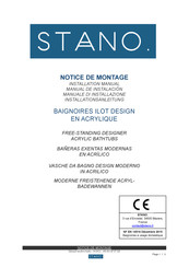 STANO BAIGNOIRES ILOT DESIGNEN ACRYLIQUE Notice De Montage