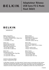 Belkin F5D7051 Manuel De L'utilisateur