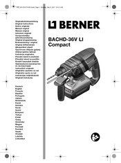 Berner BACHD-36V LI Compact Notice Originale
