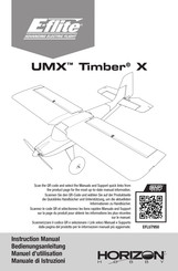 Horizon Hobby E-FLITE UMX Timber X Manuel D'utilisation