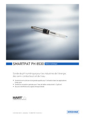 KROHNE SMARTPAT PH 8530 Notice Technique