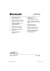 EINHELL GC-AW 6333 Instructions D'origine