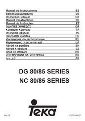 Teka DG 80/85 Serie Manuel D'instructions