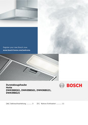 Bosch DWK098G21 Notice D'utilisation