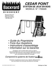 Backyard Discovery 1705029 Mode D'emploi