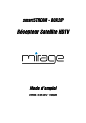 Mirage smartSTREAM BOX2IP Mode D'emploi