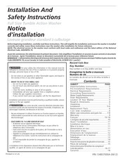 Frigidaire CTF140FS0 Notice D'installation