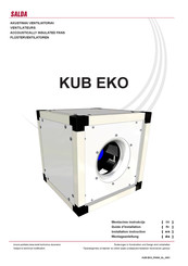 Salda KUB 80-560 EKO Guide D'installation