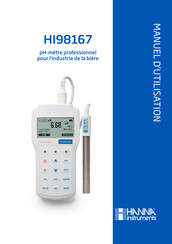 Hanna Instruments HI98167 Manuel D'utilisation