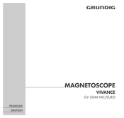 Grundig VIVANCE GV 3044 NIC/EURO Manuel D'utilisation