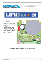 UNICUM UNIBOX 120 Guide D'installation Et D'utilisation