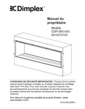 Dimplex CDFI-BX1500 Manuel Du Propriétaire