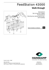 Hanskamp FeedStation 43000 Notice D'installation Et D'utilisation