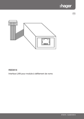 hager REE001X Mode D'emploi Et Instructions De Montage