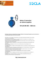 Socla SYLAX 1200 Notice D'instruction