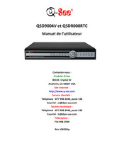 Q-See QSDR008RTC Manuel De L'utilisateur