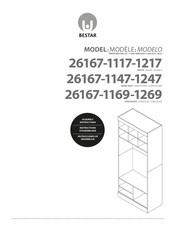 Bestar 26167-1147-1247 Instructions D'assemblage