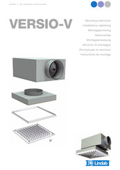 Lindab VERSIO-V RS16-V Instructions De Montage