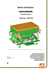 Amazone FRU 104 Notice D'utilisation