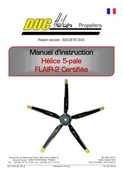 DUC Hélices FLAIR-2 Manuel D'instruction