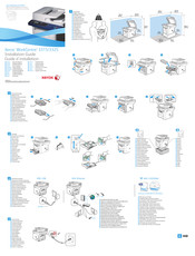 Xerox WorkCentre 3315 Guide D'installation