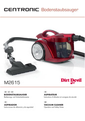 Centronic Dirt Devil M2615 Instructions D'utilisation Et Consignes De Sécurité
