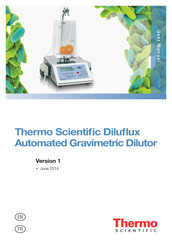 Thermo Scientific Diluflux Mode D'emploi