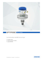 KROHNE OPTIPROBE Notice Technique