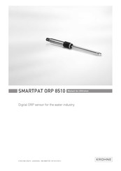 KROHNE SMARTPAT ORP 8510 Manuel De Référence