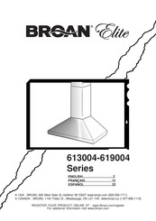 Broan Elite 613004 Serie Mode D'emploi