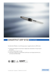 KROHNE SMARTPAT ORP 8150 Notice Technique