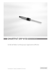 Krohne SMARTPAT ORP 8150 Manuel De Référence