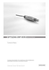 KROHNE OPTISENS ORP 8590 Manuel De Référence