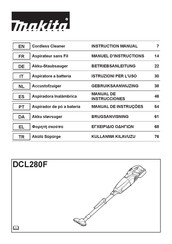 Makita DCL280F Manuel D'instructions