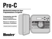 Hunter PRO-C Manuel De L'utilisateur Et Instructions D'installation