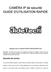 JideTech P2R-20X Guide D'utilisation Rapide