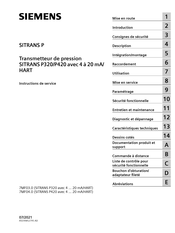 Siemens SITRANS P320 Instructions De Service