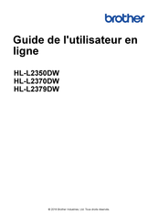 Brother HL-L2379DW Guide De L'utilisateur