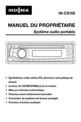 Insignia IN-CS102 Manuel Du Propriétaire
