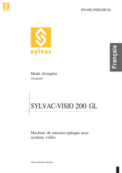 Sylvac VISIO 200 GL Mode D'emploi