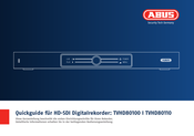 Abus TVHD80110 Guide De Démarrage Rapide